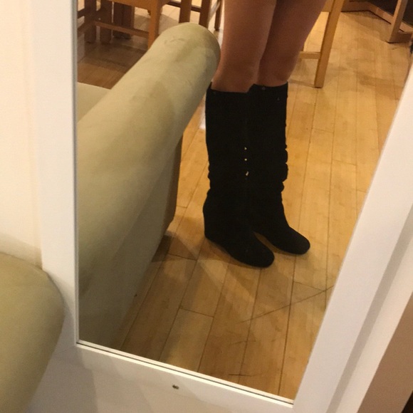 Prada knee high wedge boots - Picture 3 of 8